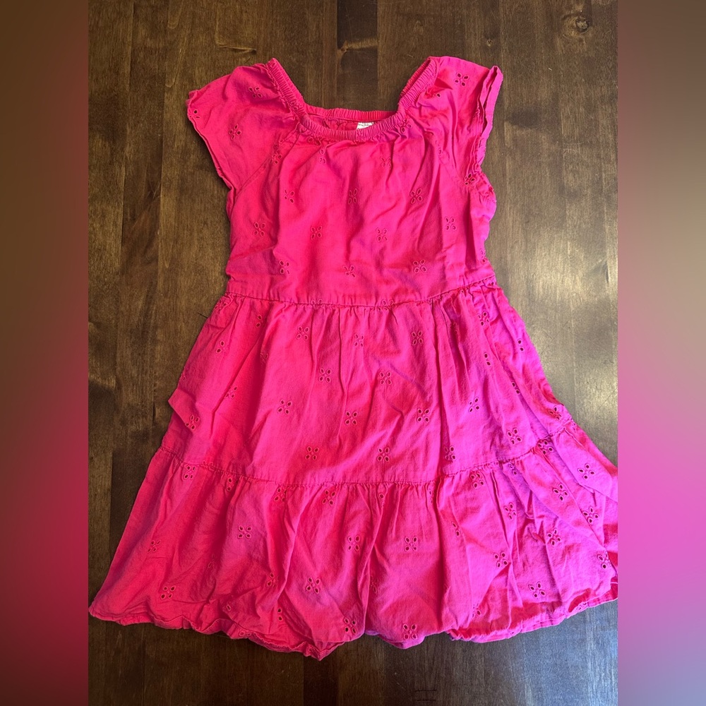 Carters Girls Dress Size 6/6X Hot Pink Party Birthday Princess Barbie Girly 💕